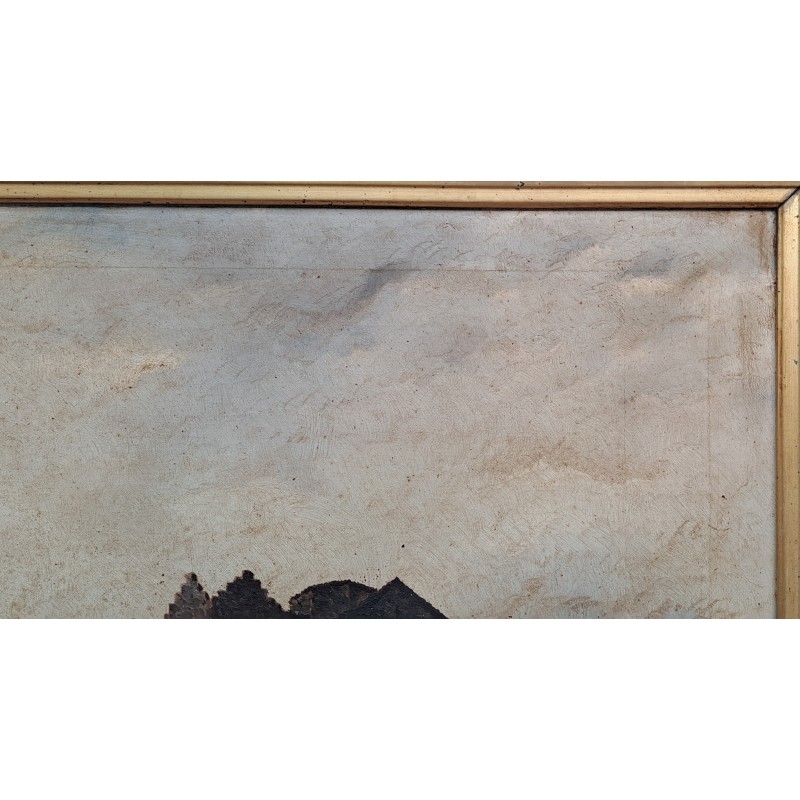 Oil on canvas, unsigned, large size, 19th century - 3/7