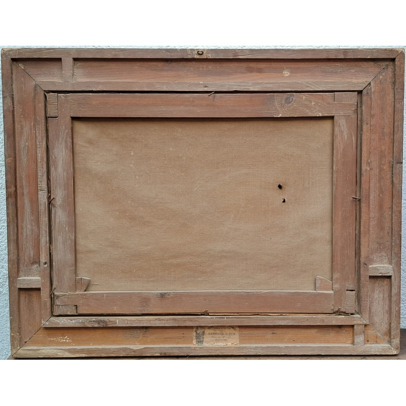 Oil on canvas, unsigned, large size, 19th century - 5/7