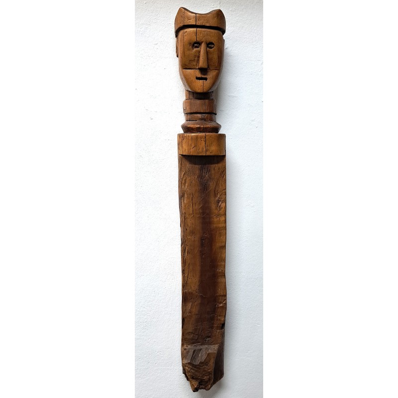 Support beam for roof overhang, carved wood, 17th century - 2/8