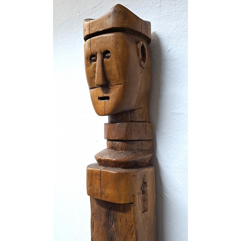 Support beam for roof overhang, carved wood, 17th century - 5/8