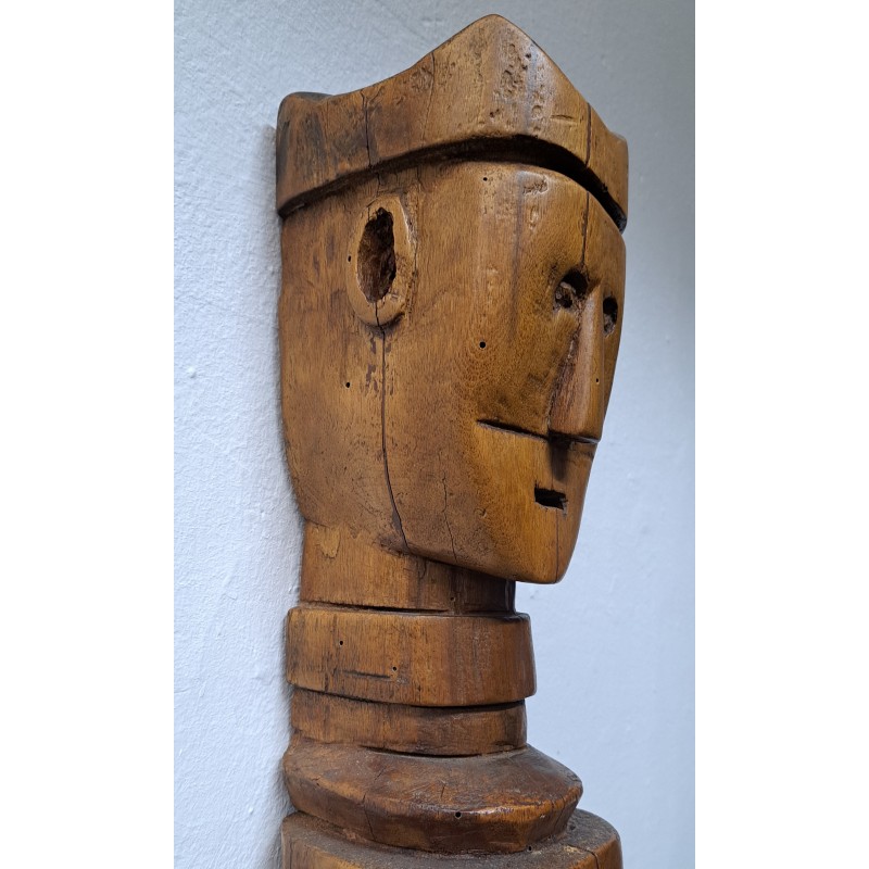Support beam for roof overhang, carved wood, 17th century - 6/8