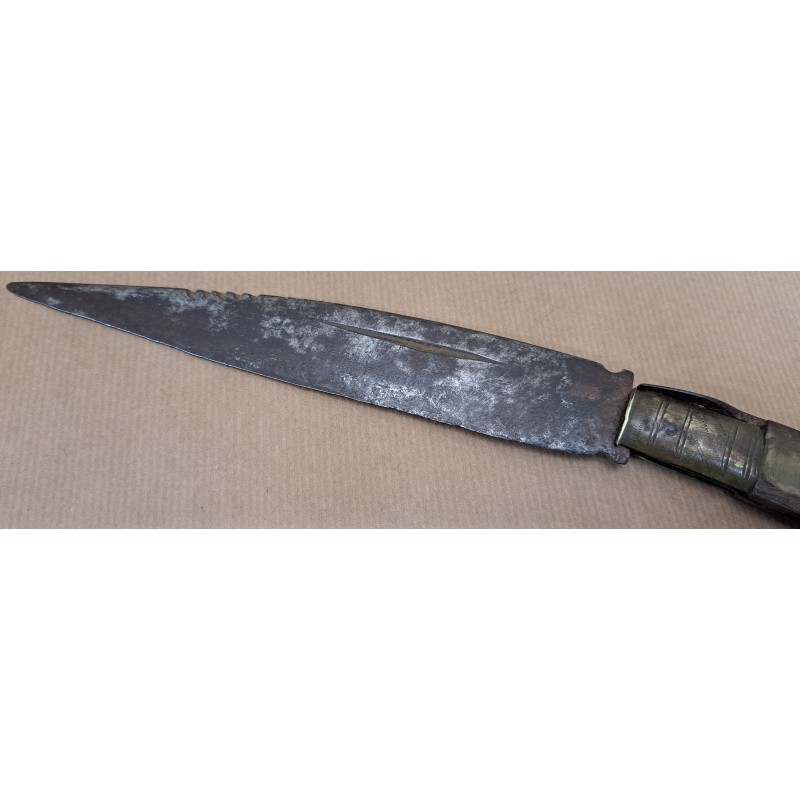 Spanish respect knife 18th - 19th century large format piece 43 cm - 2/12
