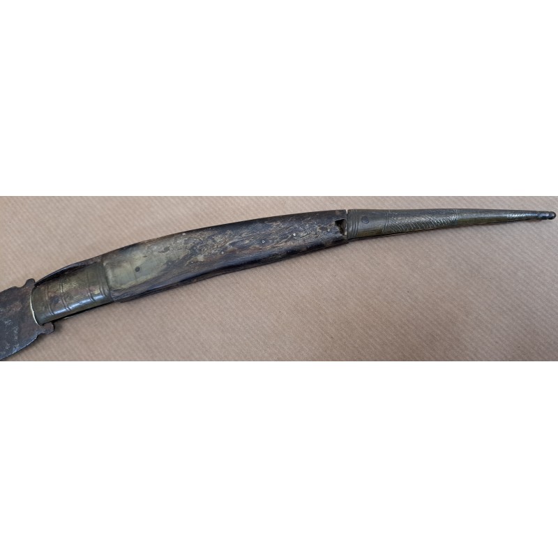 Spanish respect knife 18th - 19th century large format piece 43 cm - 3/12