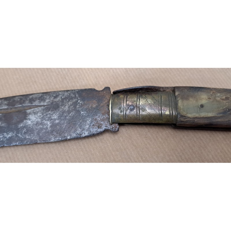 Spanish respect knife 18th - 19th century large format piece 43 cm - 4/12