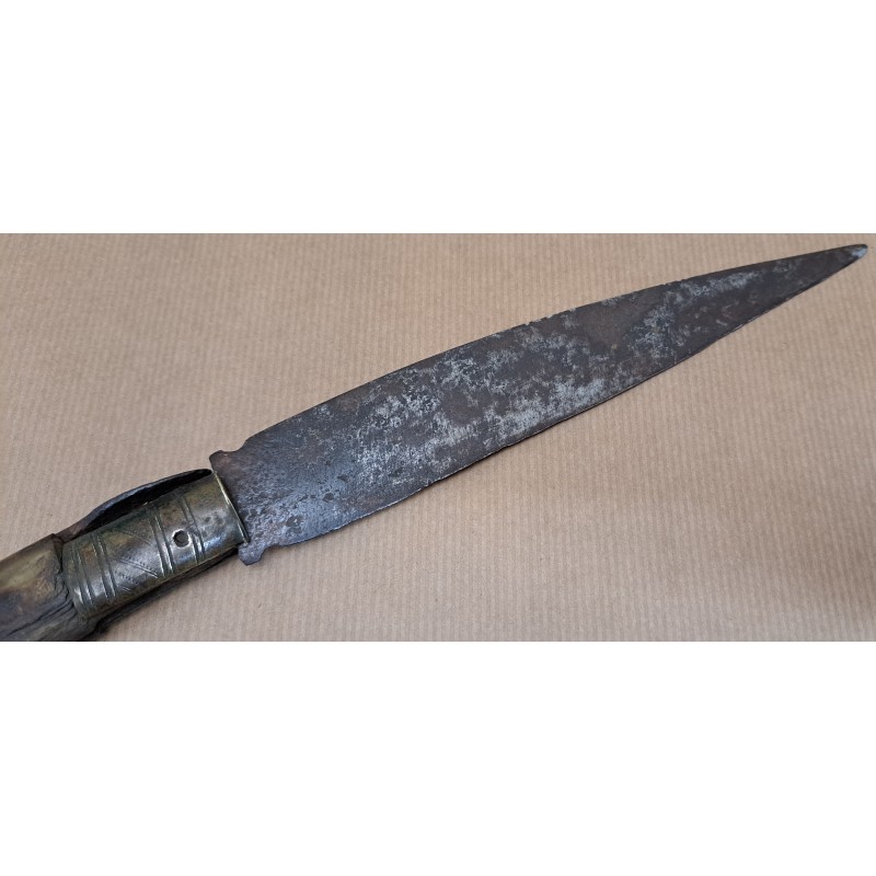 Spanish respect knife 18th - 19th century large format piece 43 cm - 7/12