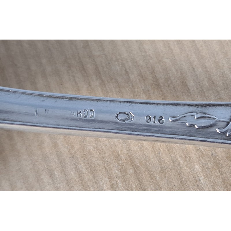 Silver ladle 916, 22 cm and 90.5 grams. 19th century - 7/11