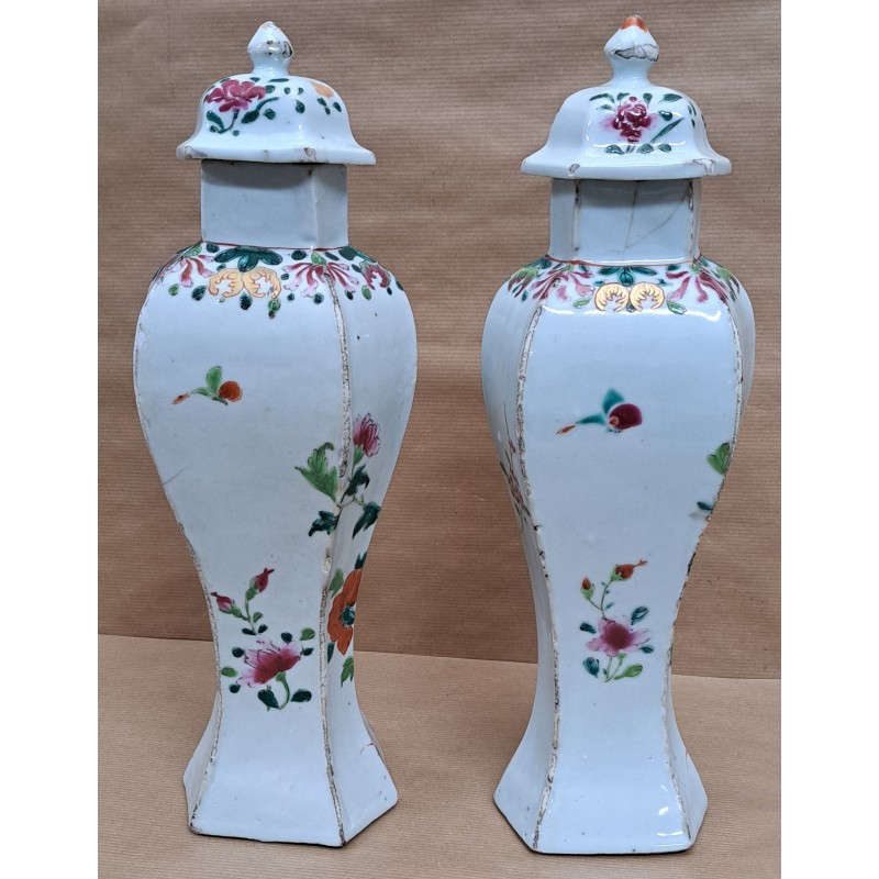 Pair of 19th Century Vases – Chinese Porcelain – Guangxu Dynasty - 5/12