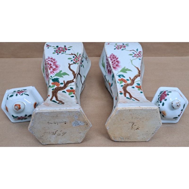 Pair of 19th Century Vases – Chinese Porcelain – Guangxu Dynasty - 10/12