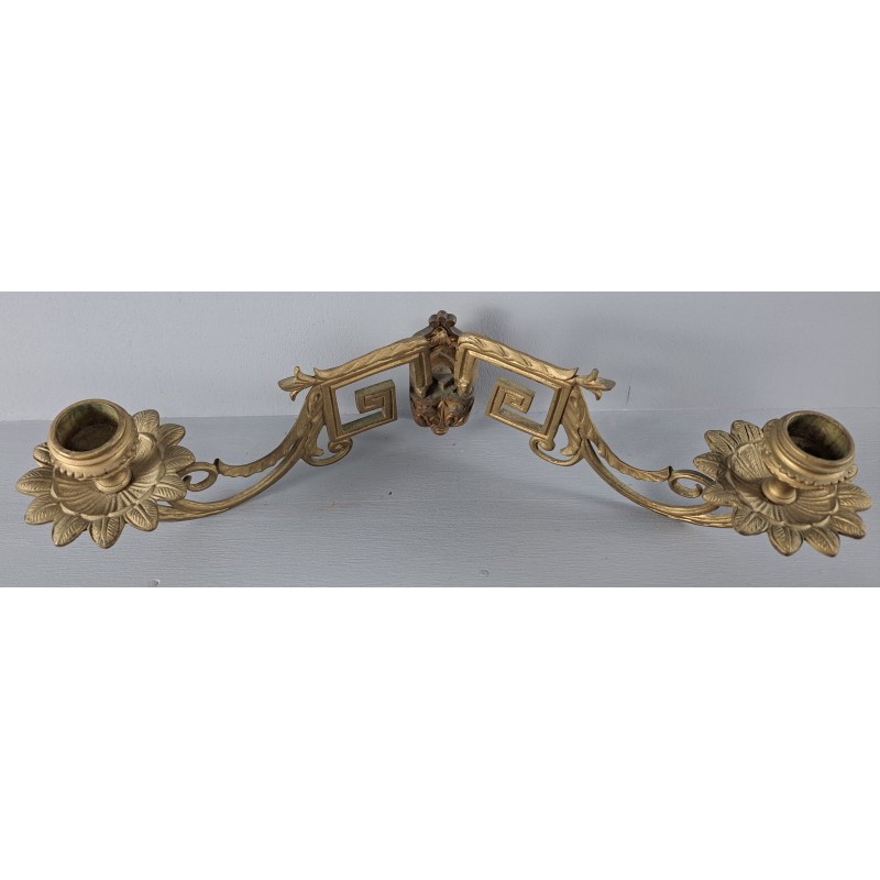 Pair of piano candelabras, bronze, late 19th century - 6/12