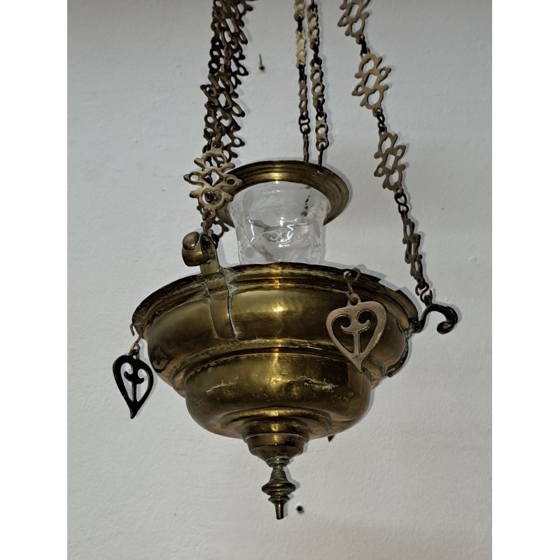 Church or chapel lamp, oil-operated, 19th century - 5/12