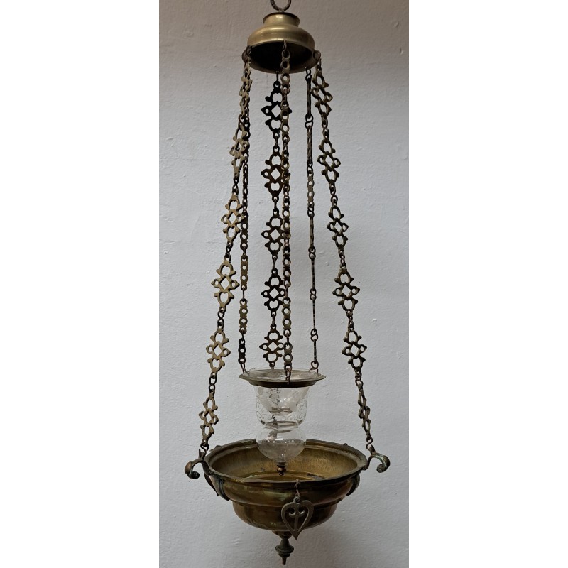 Church or chapel lamp, oil-operated, 19th century - 12/12