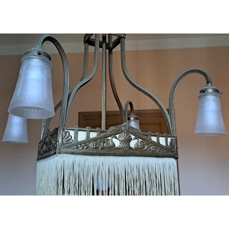 Bronze Lamp, Modernist, 19th Century - 3/7