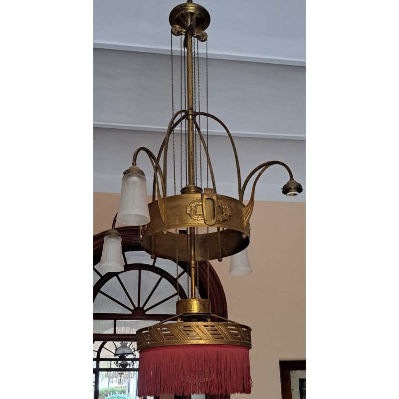 Extendable Modernist Lamp, 19th Century