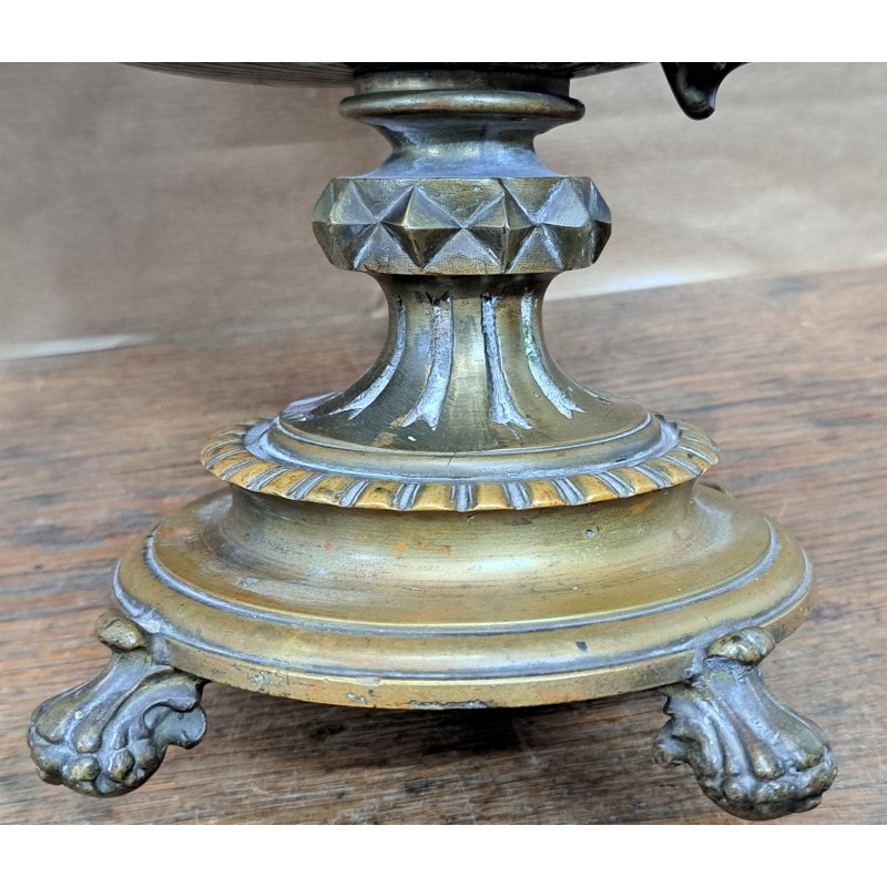 Antique gas lamp, bronze, 19th century - 9/9