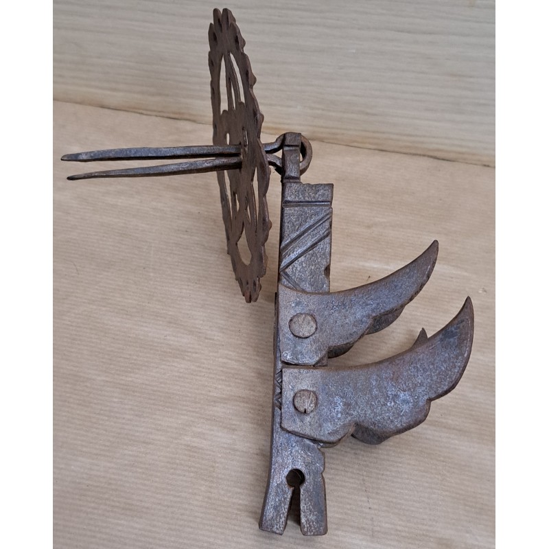 Wrought iron handle or knocker with dragon decoration, 19th century - 5/7