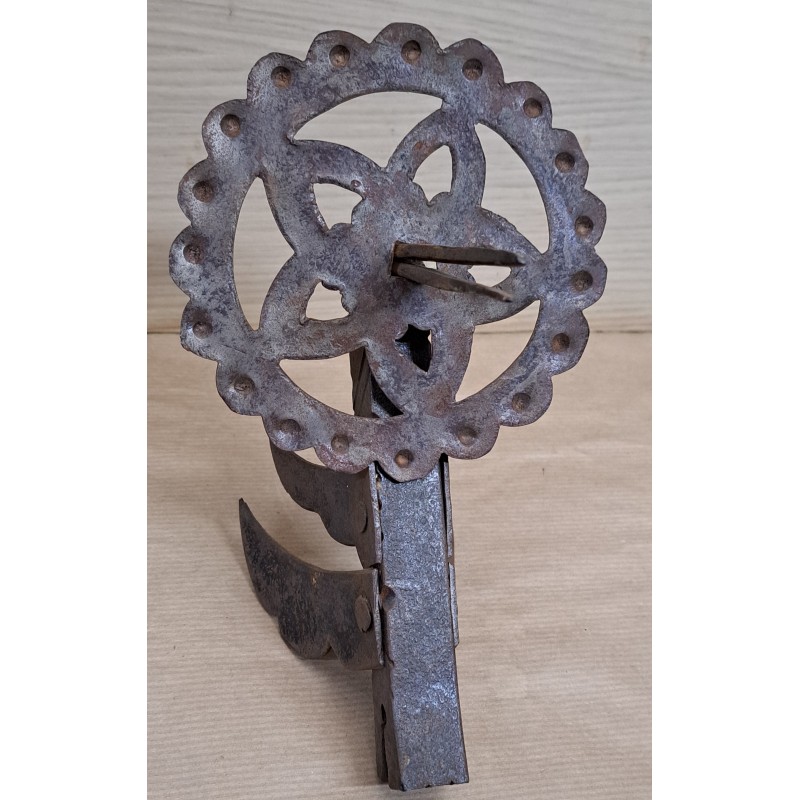 Wrought iron handle or knocker with dragon decoration, 19th century - 7/7