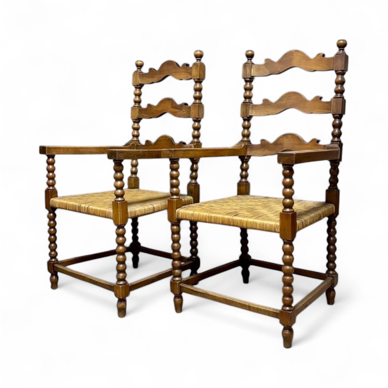 Sillones rústicos españoles Circa 1.850
