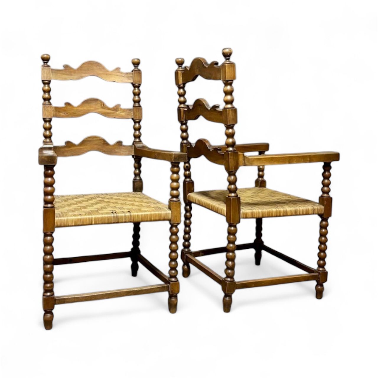 Sillones rústicos españoles Circa 1.850 - 3/8