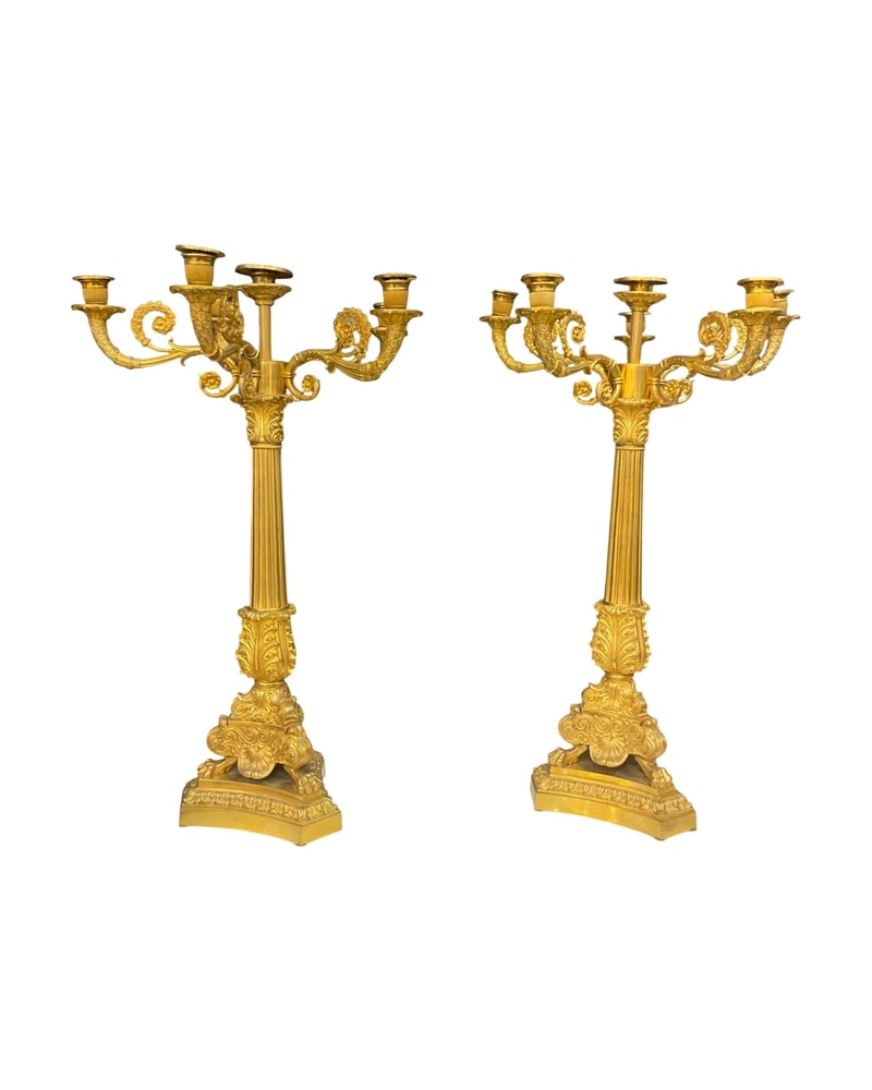 Pair of Candelabra in Napoleon III Style