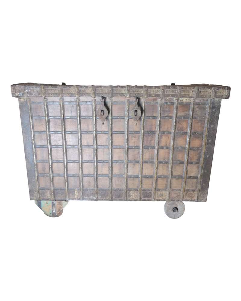 19th Century Travel Chest from India