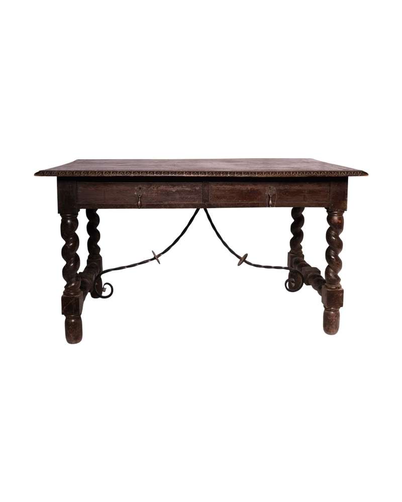 20th Century Solid Wood Desk