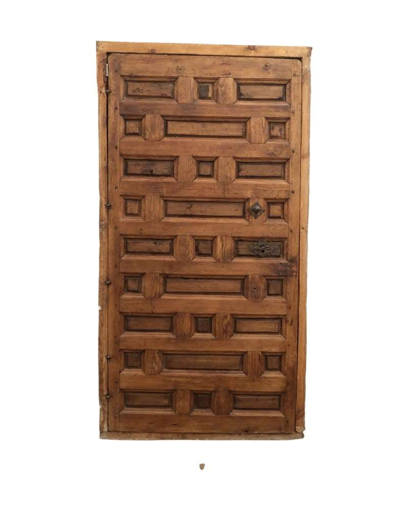 17th-18th Century Quartered Door in Solid Wood