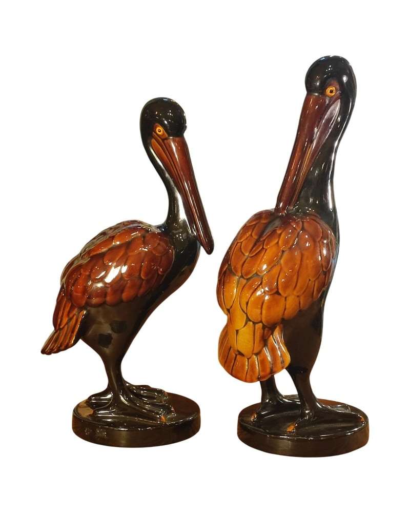 Pair of Pelicans Cetres Ceramic