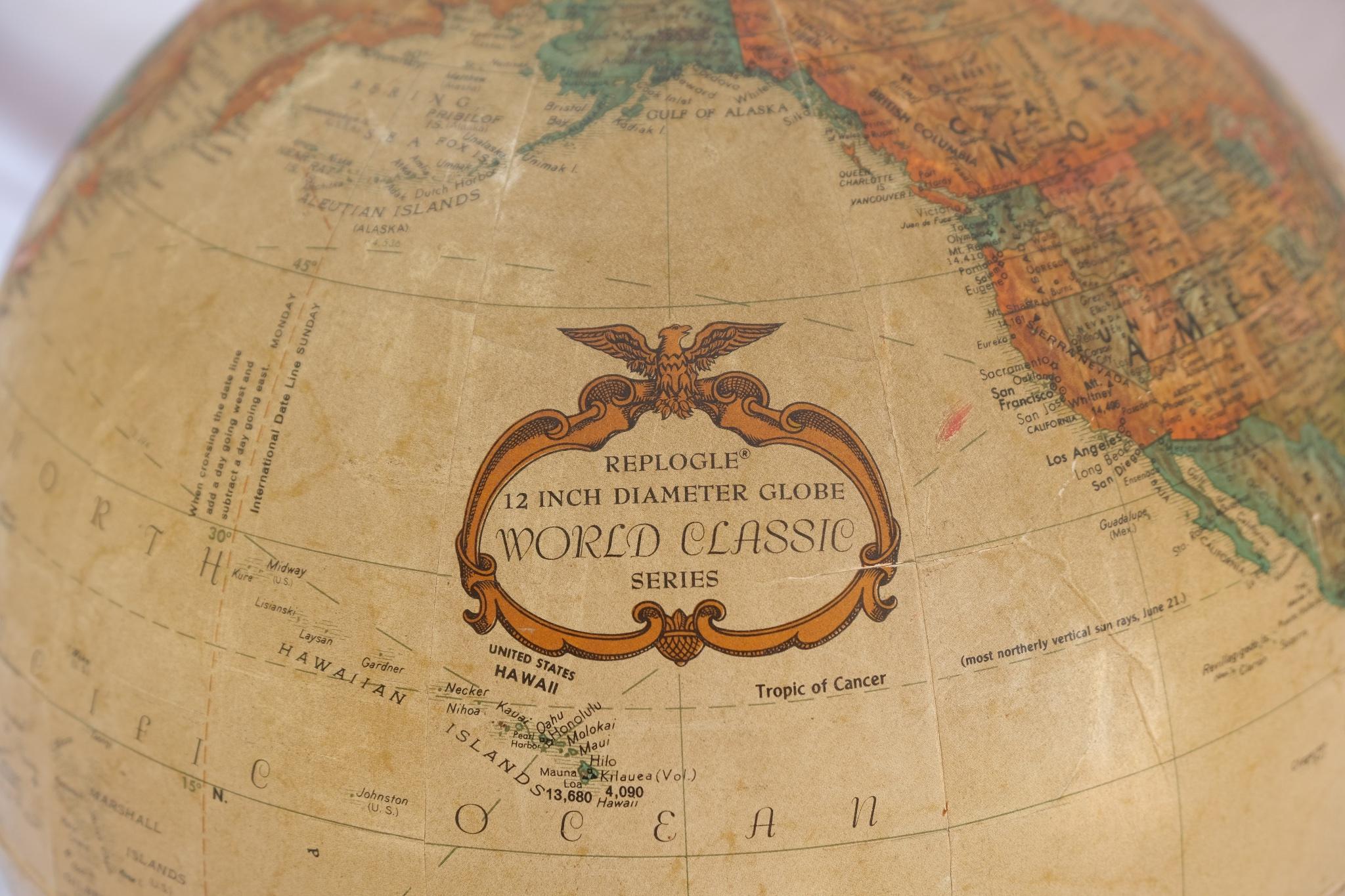 Antique French Globe - 6/8