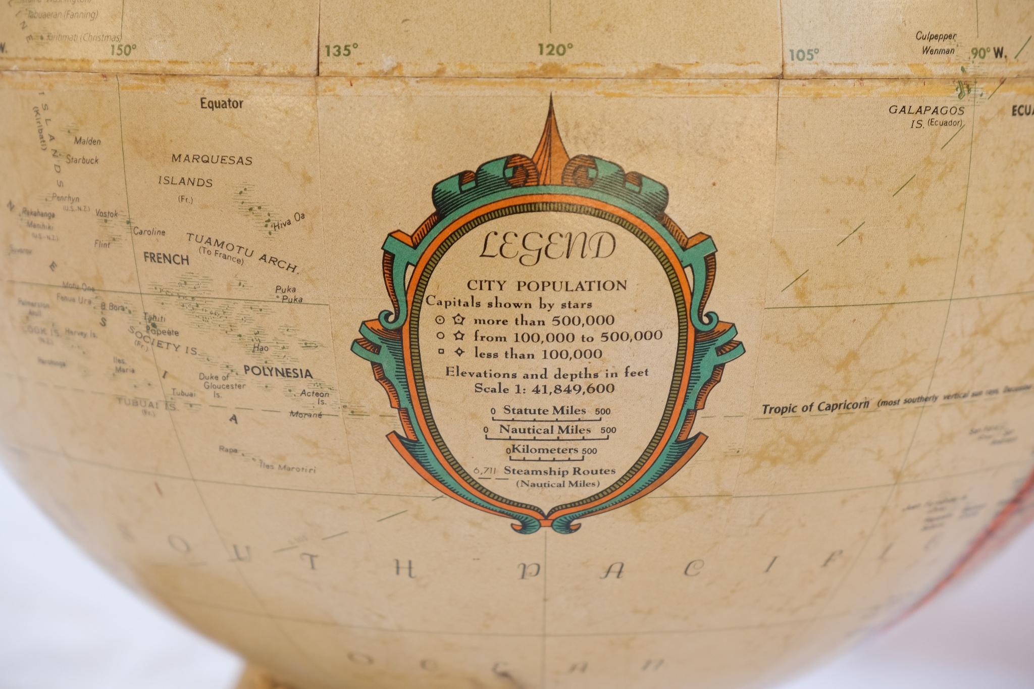 Antique French Globe - 7/8