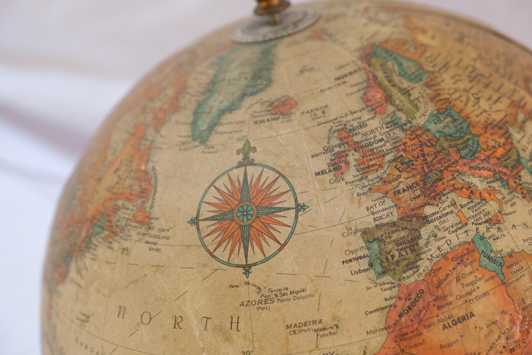 Antique French Globe - 3/8