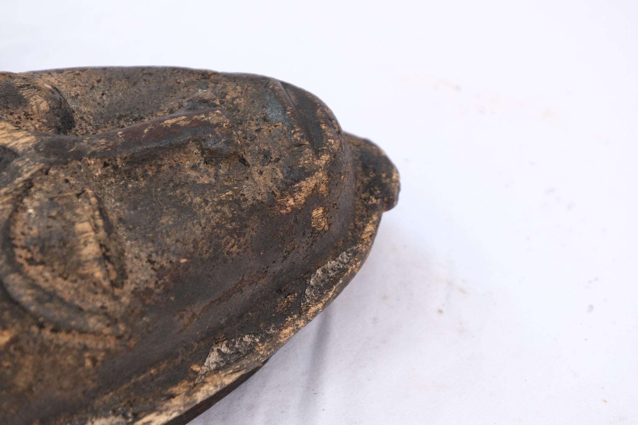 Set of 3 Wooden Masks - 8/9