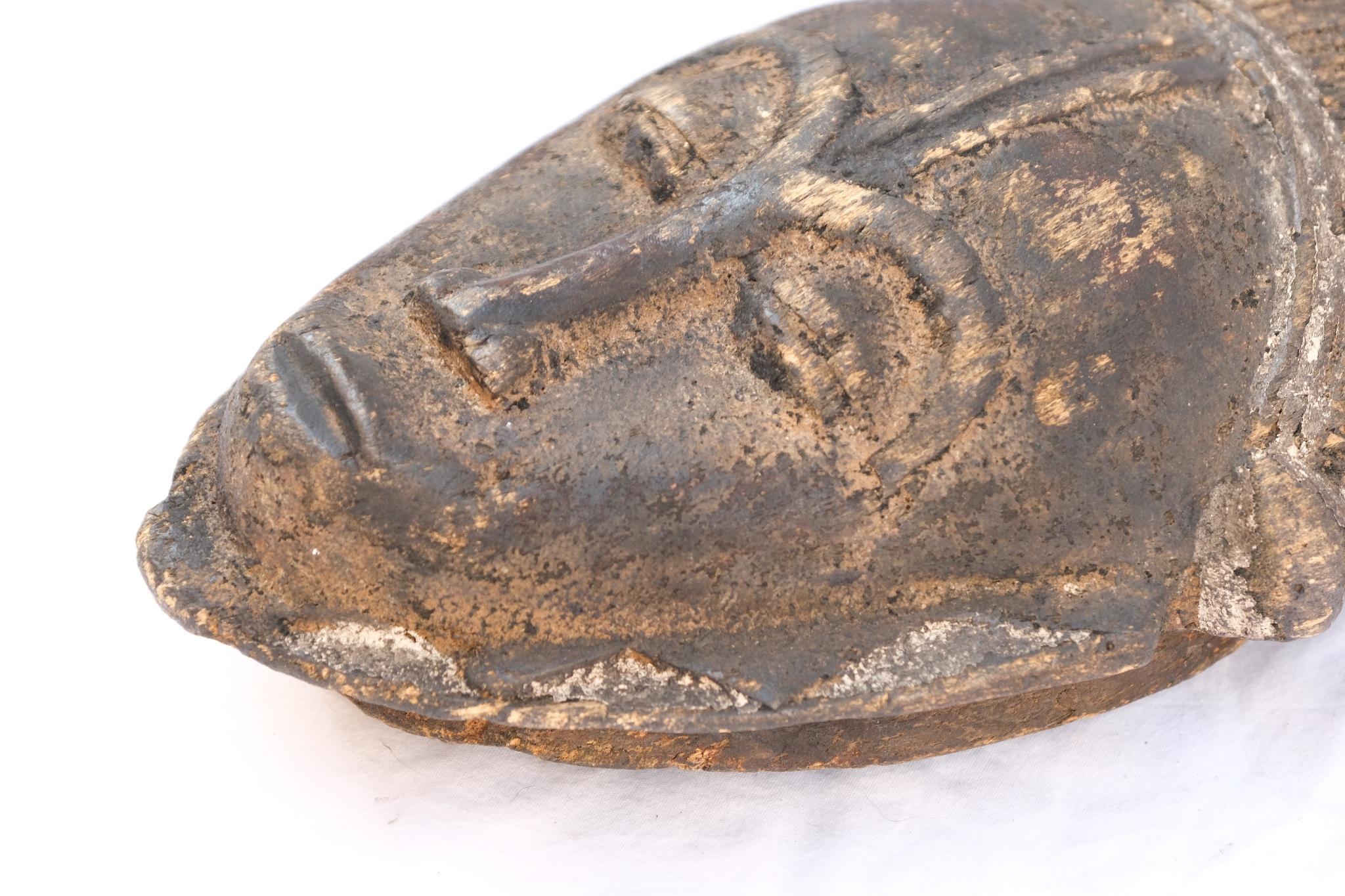 Set of 3 Wooden Masks - 5/9