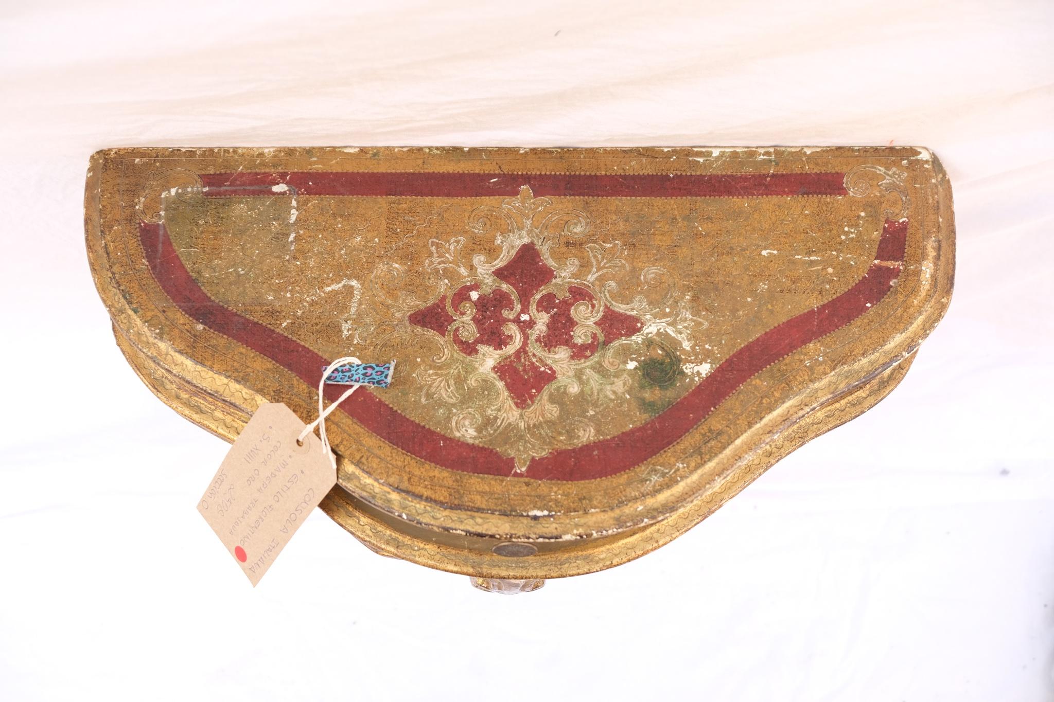 Italian Console in Florentine Style