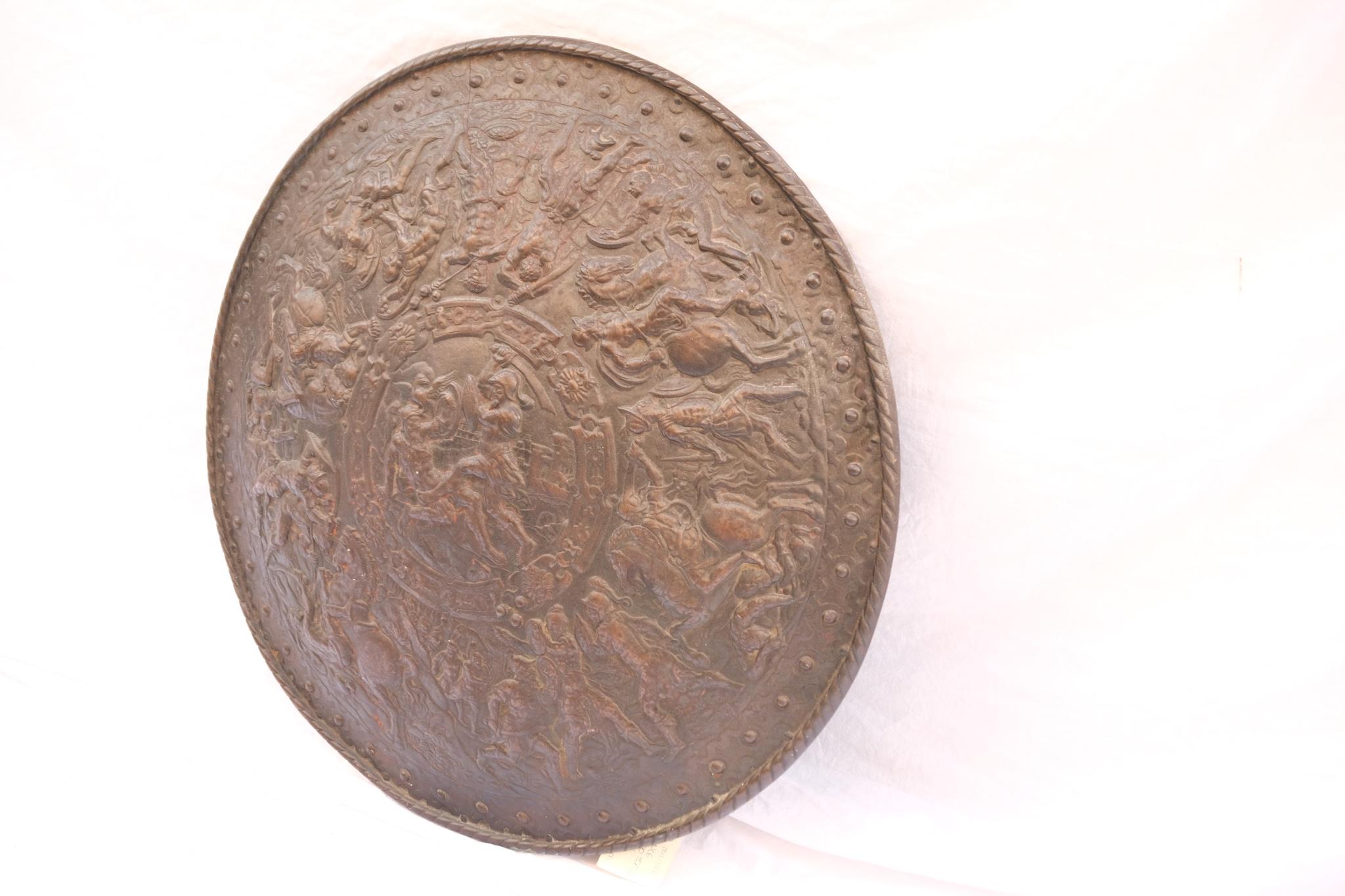 18th Century Bronze Military Shield - 4/11