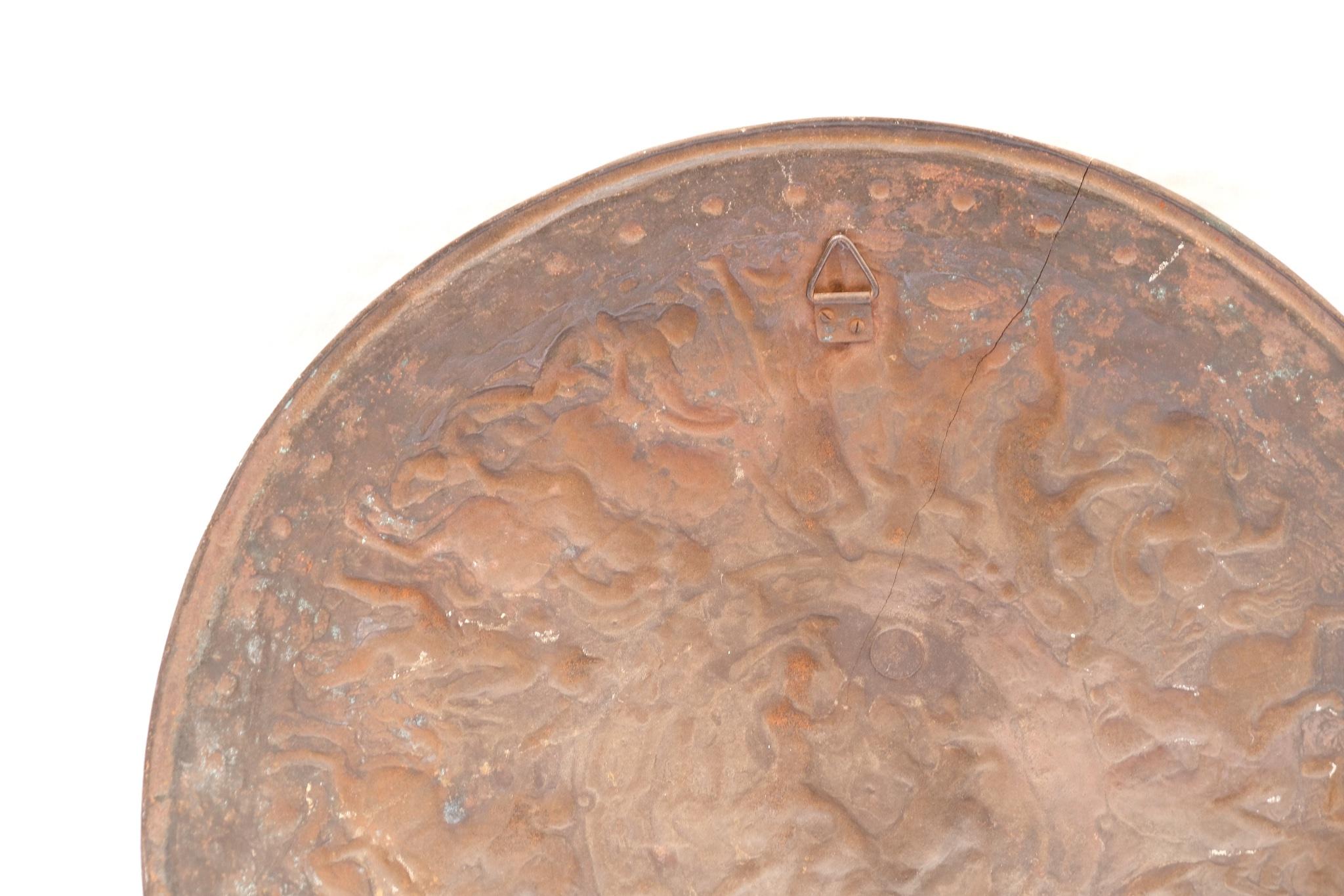 18th Century Bronze Military Shield - 11/11