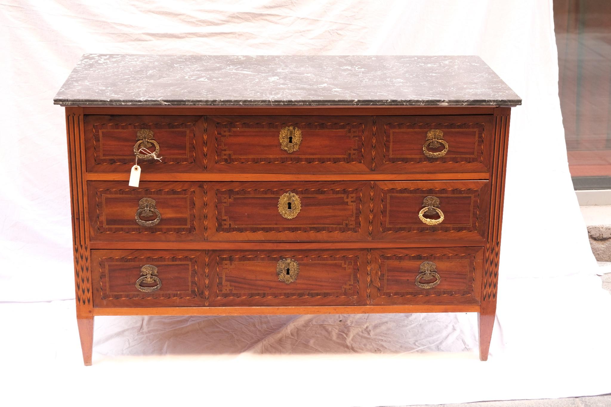 Carlos IV Commode with Marble Top - 2/15