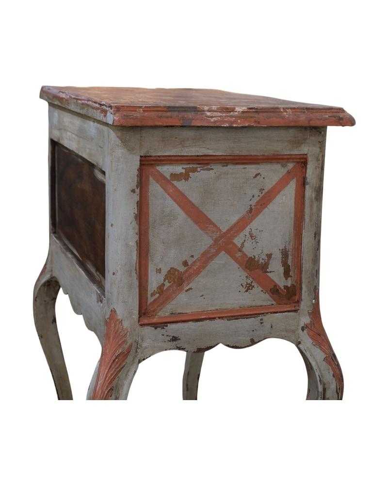 19th Century Painted Wood Chest of Drawers - 8/8