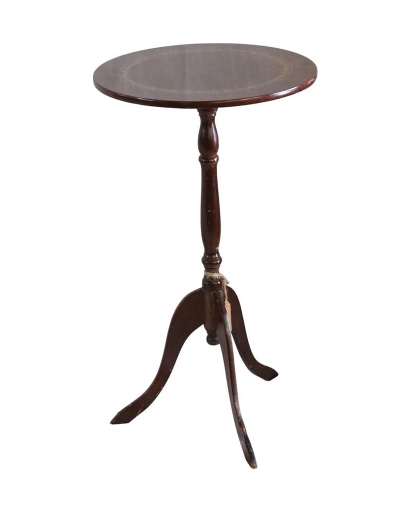 Small Nightstand with Decorated Top