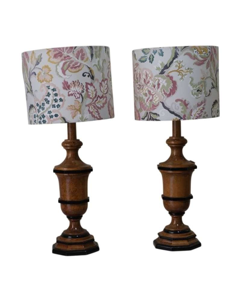 Pair of Pierre Lottier Lamps 50s