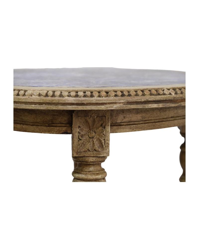 Louis XVI Auxiliary Table Trompe-l'œil Lapis Lazuli - 5/7