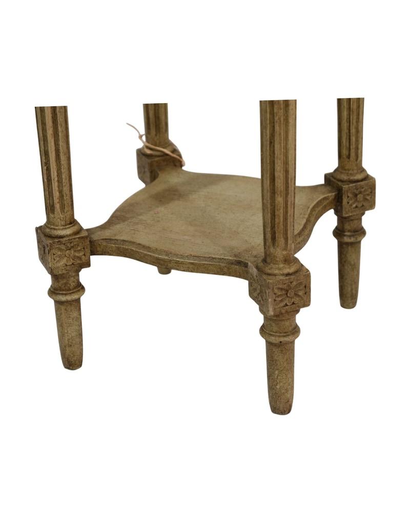 Louis XVI Auxiliary Table Trompe-l'œil Lapis Lazuli - 6/7