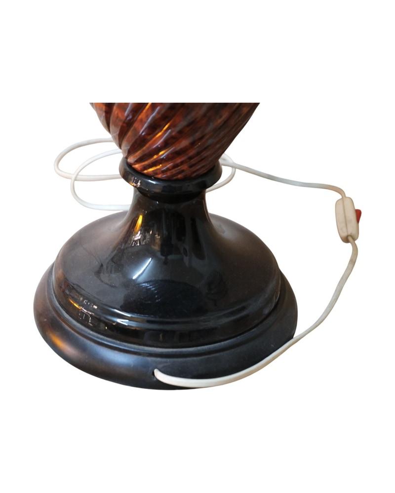 20th Century Table Lamp Ceramic Turtle - 4/5