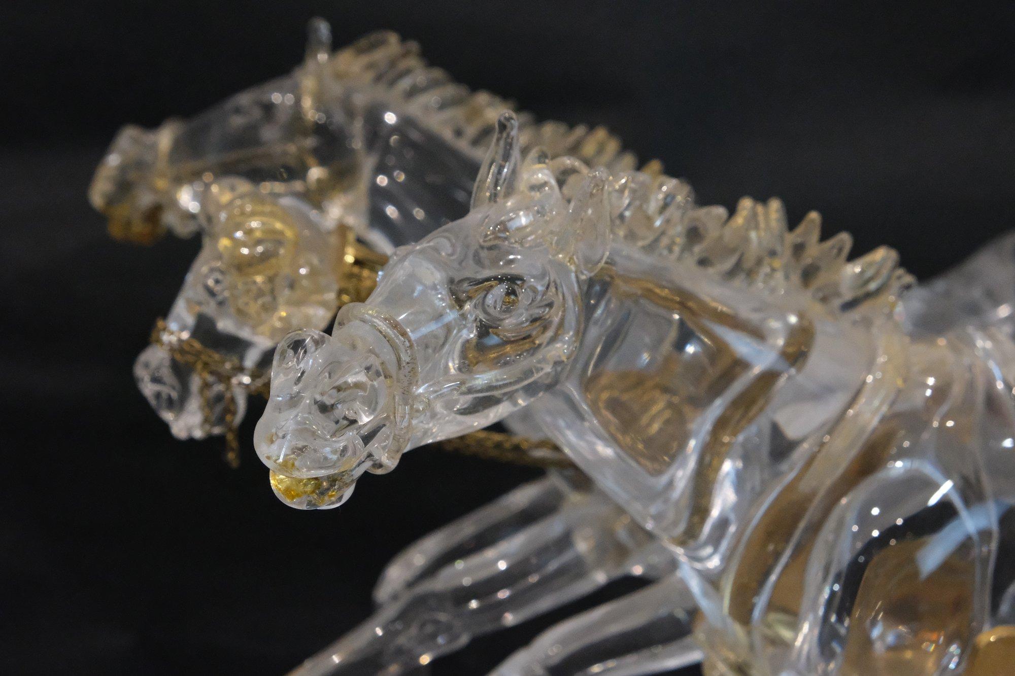 Carruaje Imperial de Cristal de Murano, Midcentury, Italiano