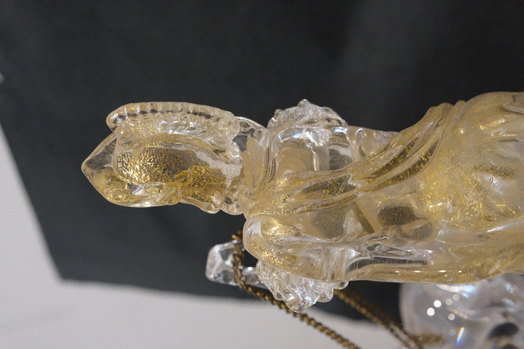 Carruaje Imperial de Cristal de Murano, Midcentury, Italiano