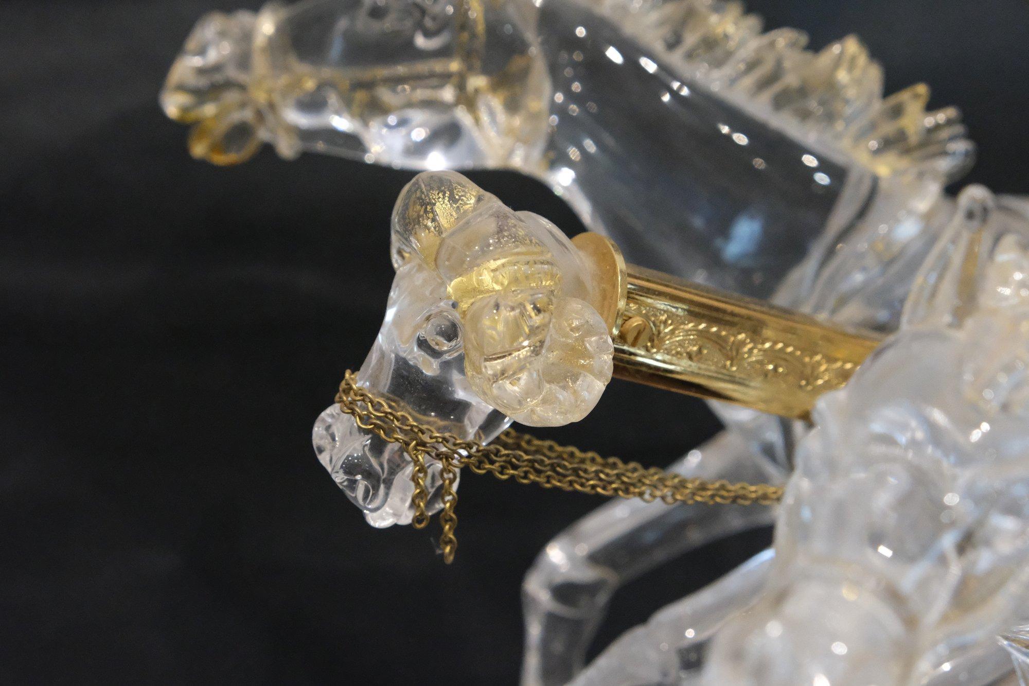 Carruaje Imperial de Cristal de Murano, Midcentury, Italiano