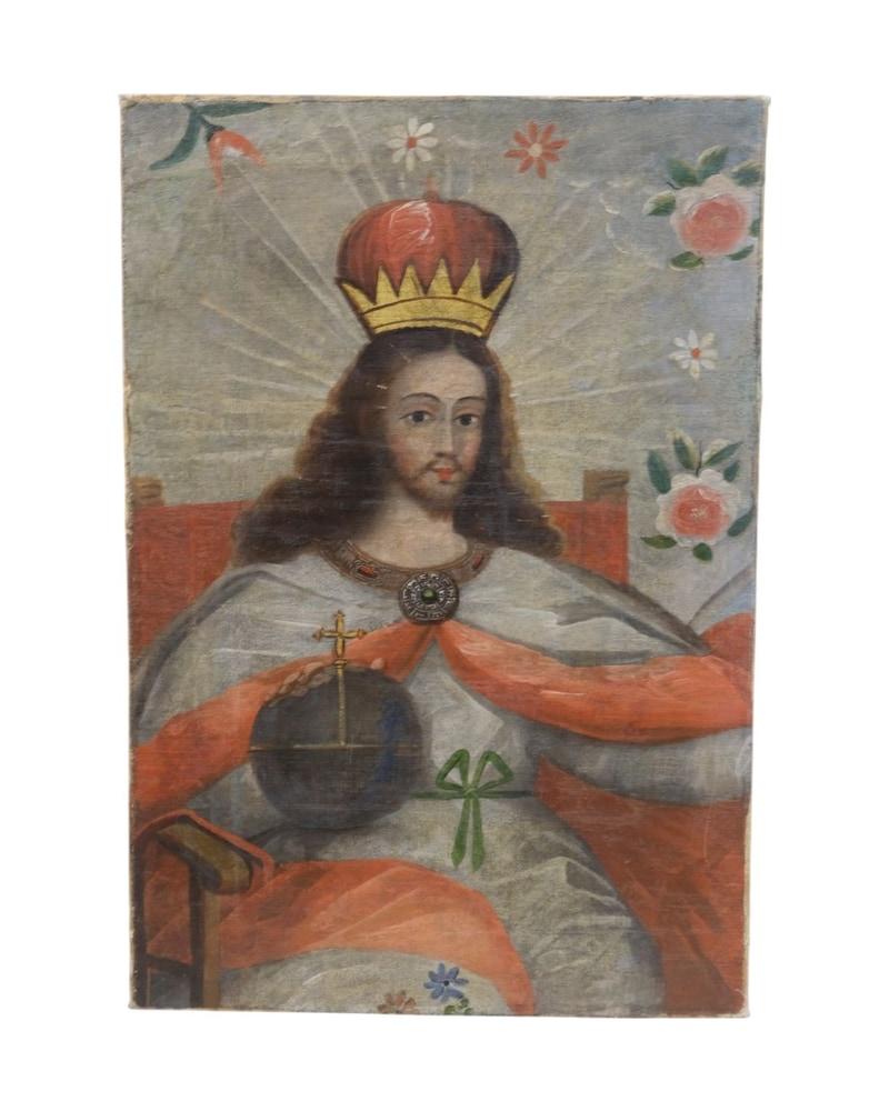 pintura-religiosa-del-siglo-xviii-de-cristo-rey-mexico