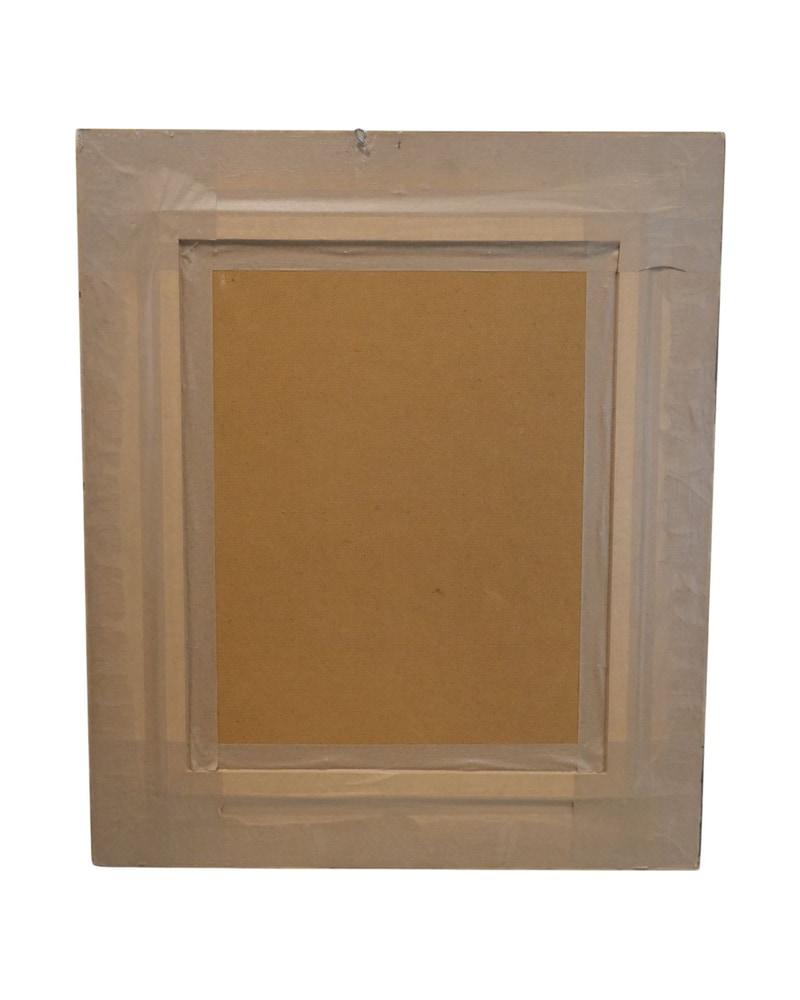 pintura-abstracta-de-un-arlequin-en-marco-negro-siglo-xx