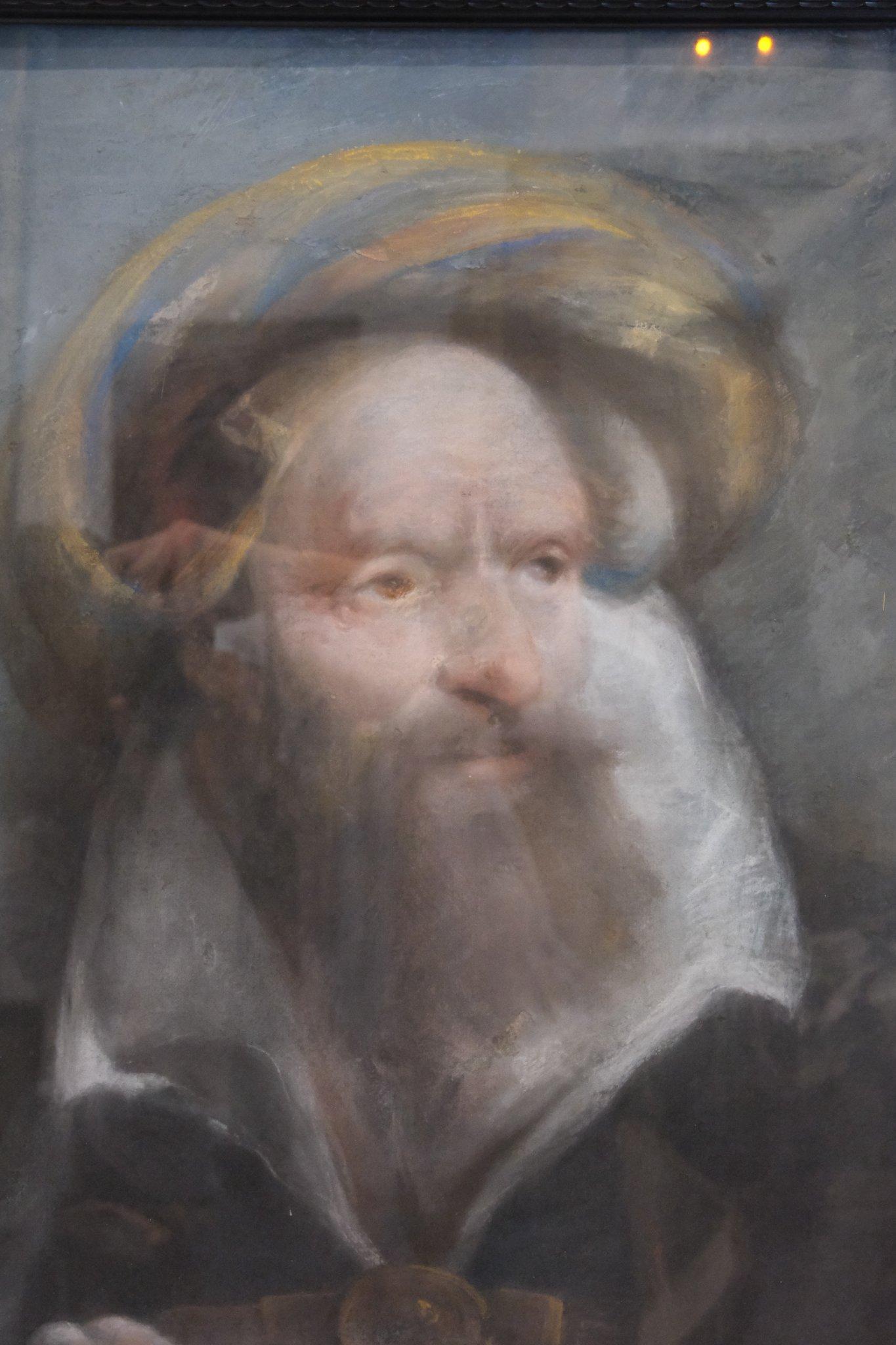 cabeza-de-evangelista-pastel-sobre-papel-de-lorenzo-baldissera-tiepolo-siglo-xvi