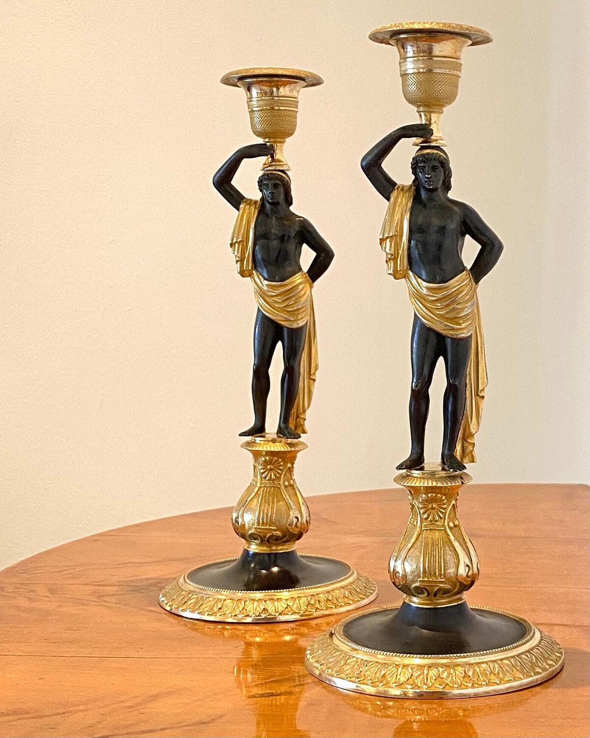 Candeleros Neoclásicos Italianos