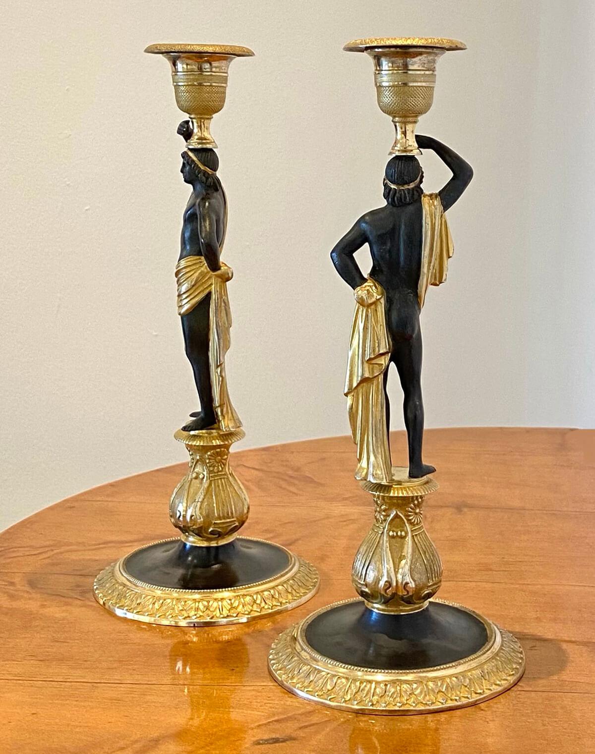 Candeleros Neoclásicos Italianos